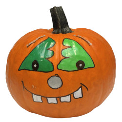 POTIRON JACK LANTERN FIGURINES PEINT 6PCS